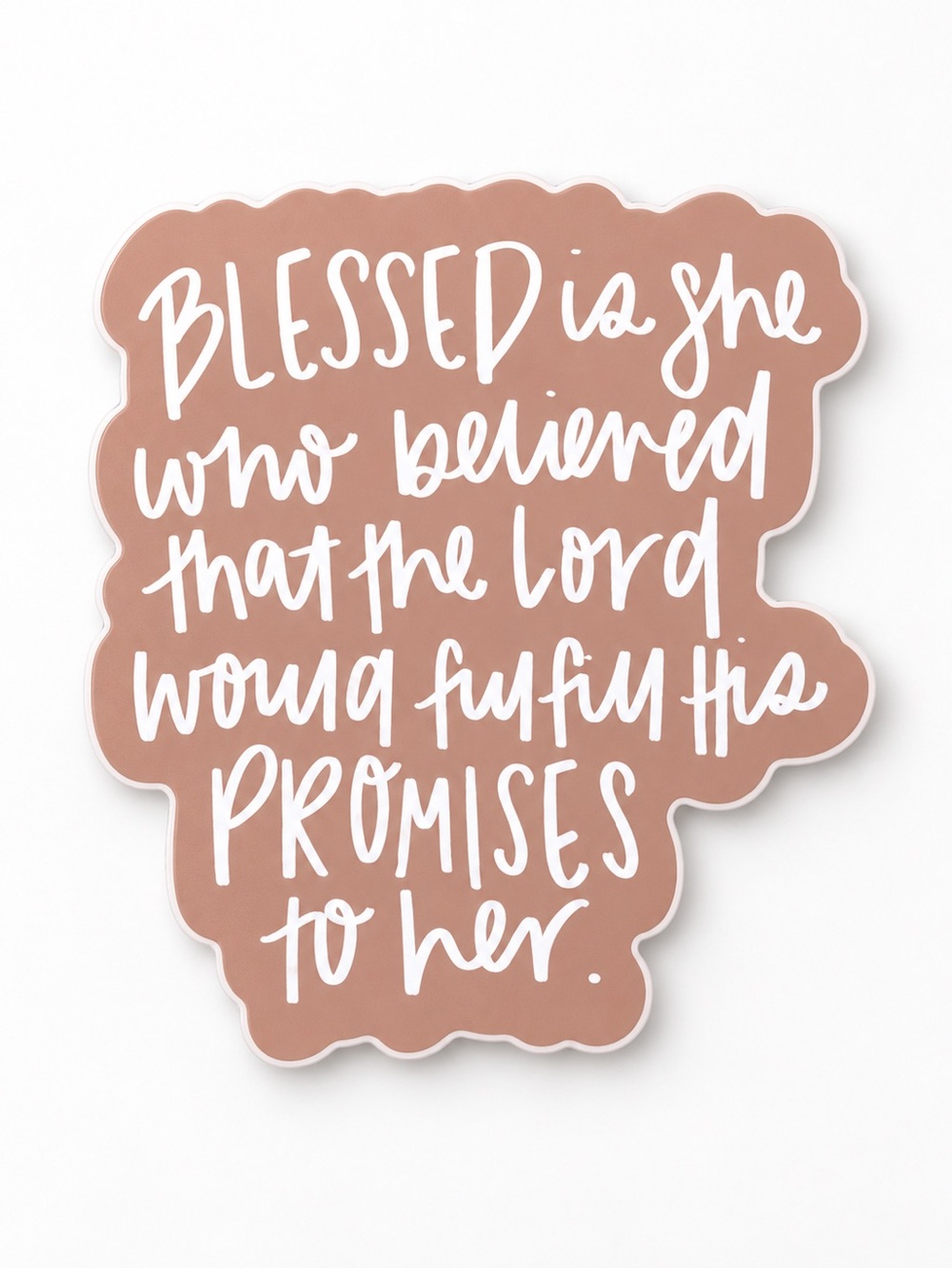 Blessed Script Sticker